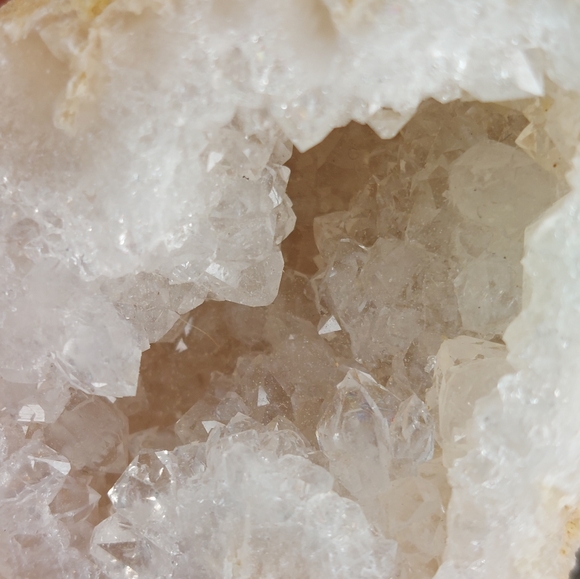 Oco Geode Quartz crystal Geode Agate Natural Crystal Decor - Picture 11 of 12